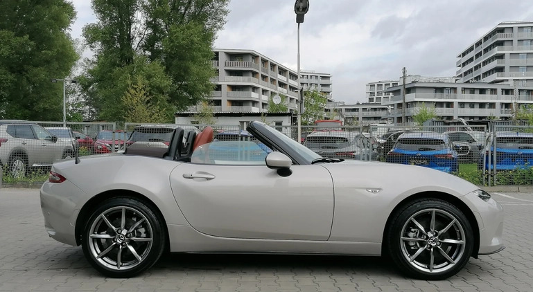 Mazda MX-5 cena 136900 przebieg: 26634, rok produkcji 2023 z Warszawa małe 172